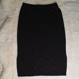 Banana Republic Classic Black Midi Skirt